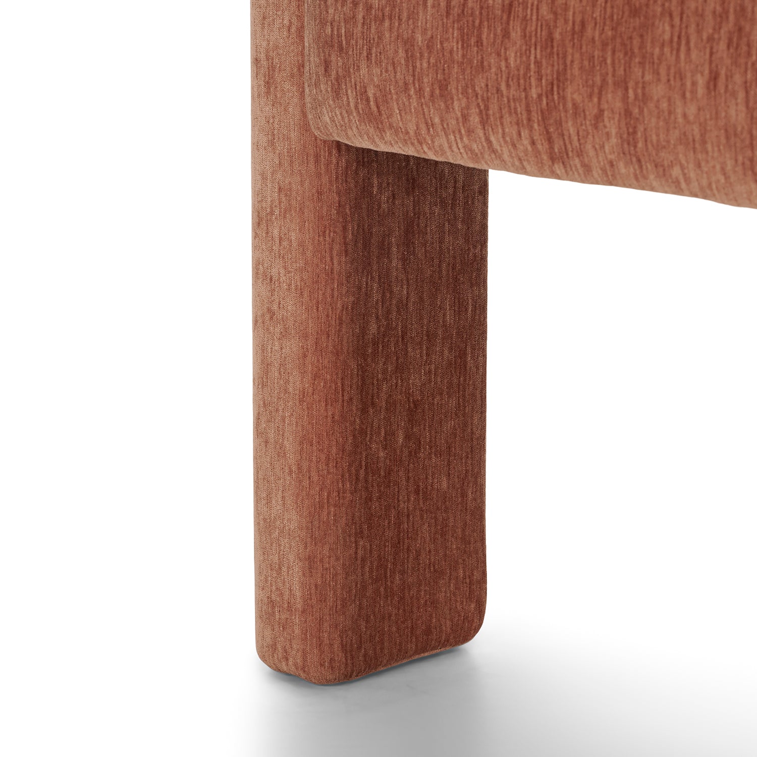 Versy Fabric Lounge Chair in Vivid Orange Colour - Febonic Living