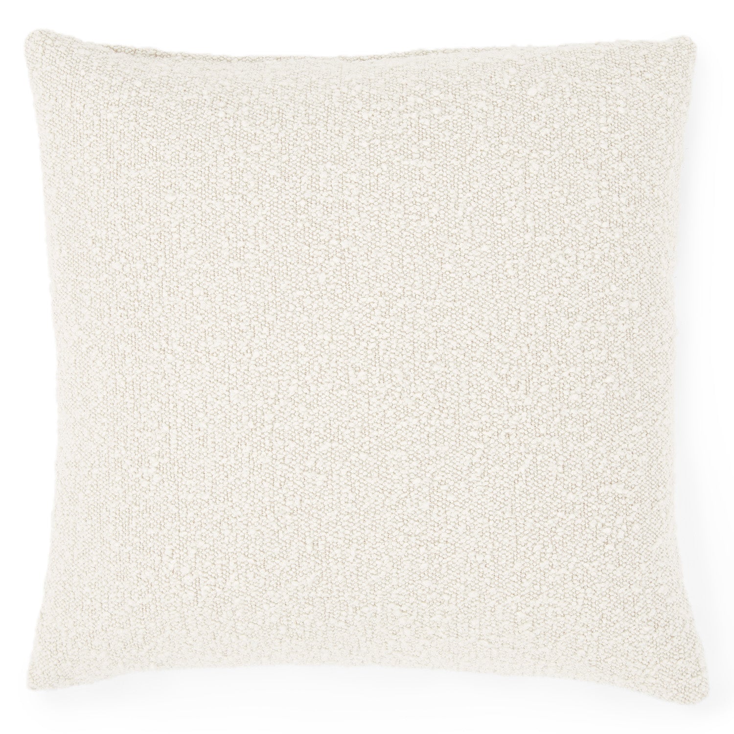 Gabriola Boucle (20x20in) Sofa Pillows In Bright White Colour (Pack of 2) - Febonic Living