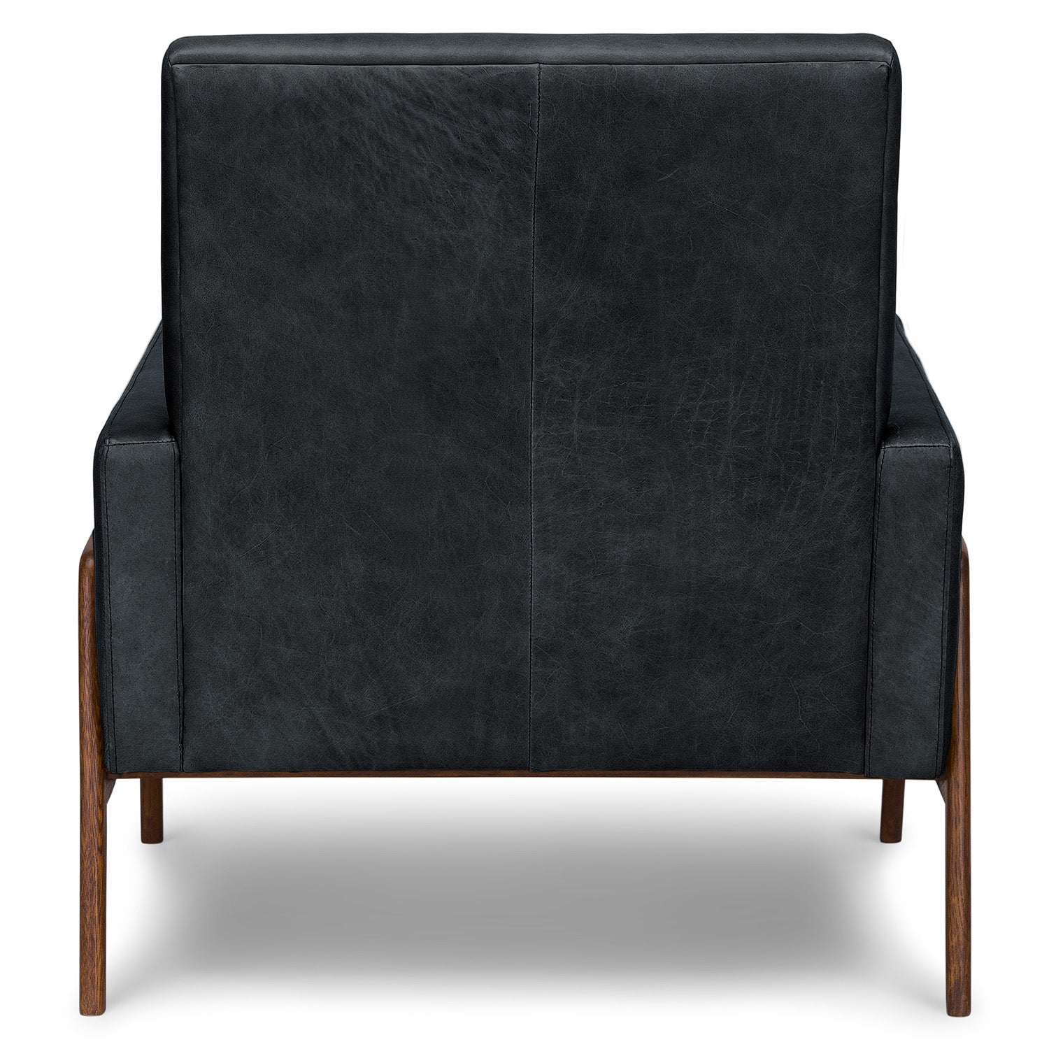 Galaxy Leatherette Lounge Chair in Dark grey Colour - Febonic Living