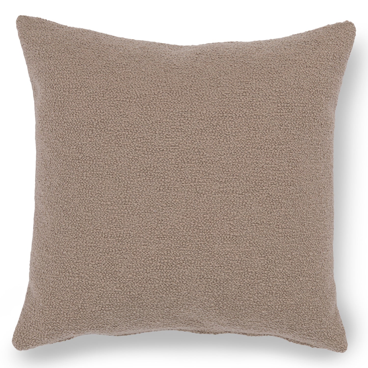 Gabriola Boucle (20x20in) Sofa Pillows In Caro Beige Colour (Pack of 2) - Febonic Living