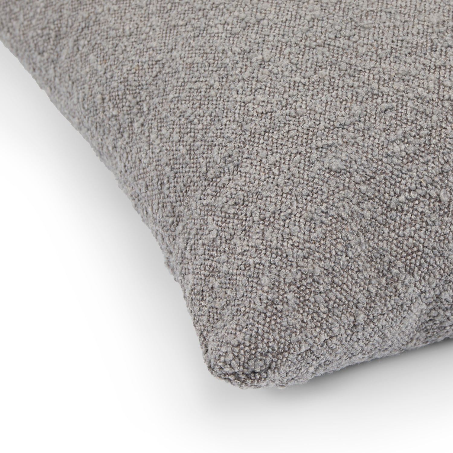 Gabriola Boucle (20x20in) Sofa Pillows In Swedan Grey Colour (Pack of 2) - Febonic Living
