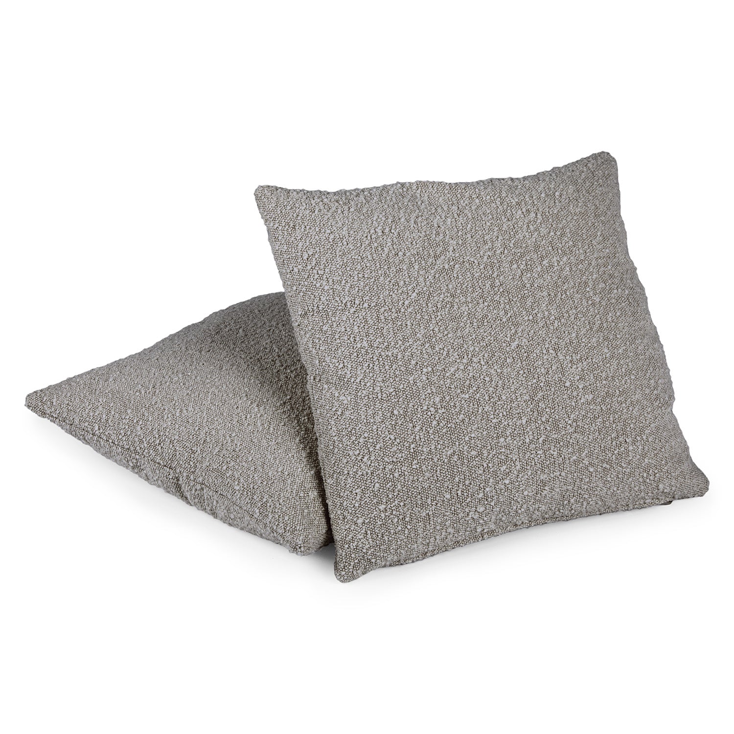 Gabriola Boucle (20x20in) Sofa Pillows In Swedan Grey Colour (Pack of 2) - Febonic Living