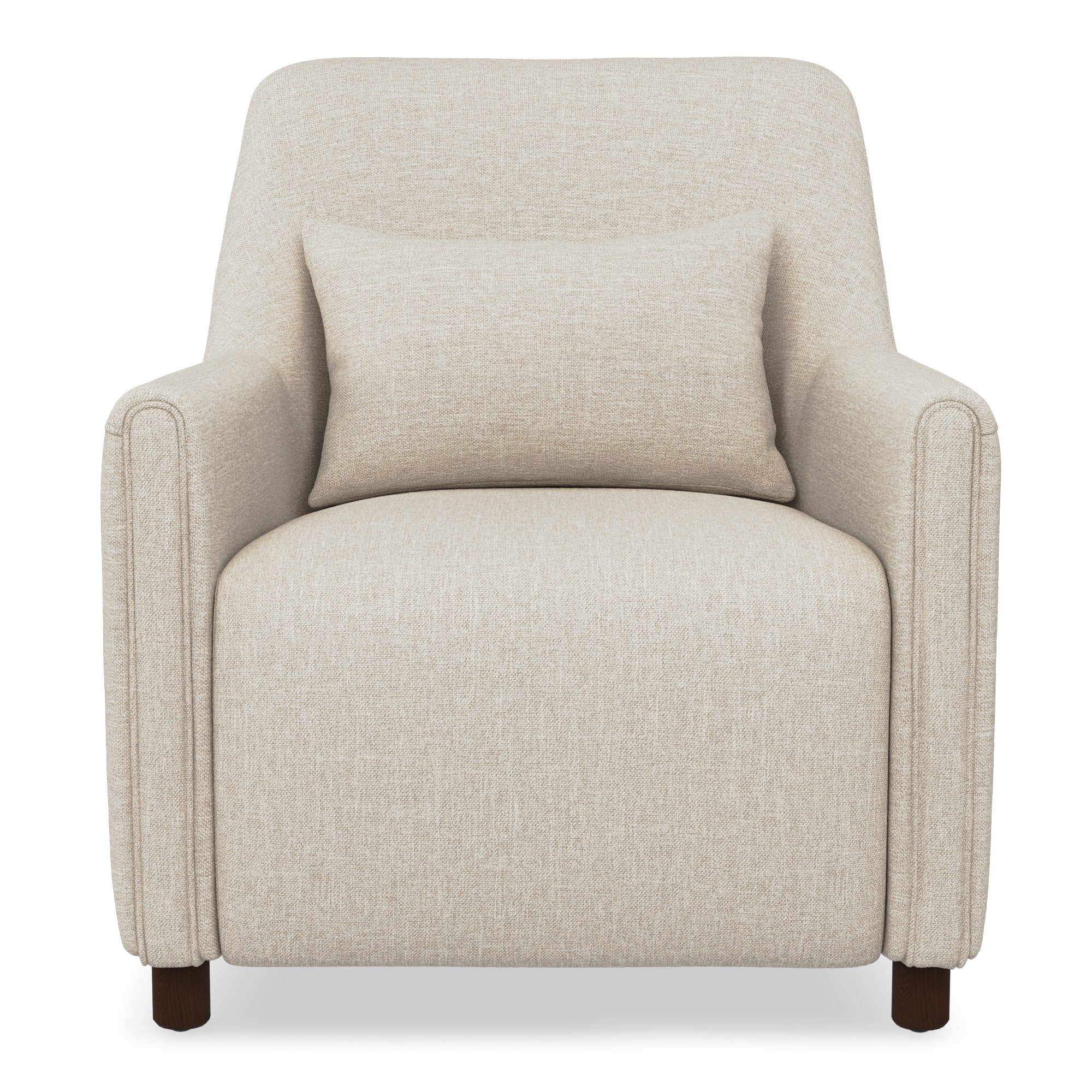 Winslow Fabric Lounge Chair in Ivory Cream Colour - Febonic Living