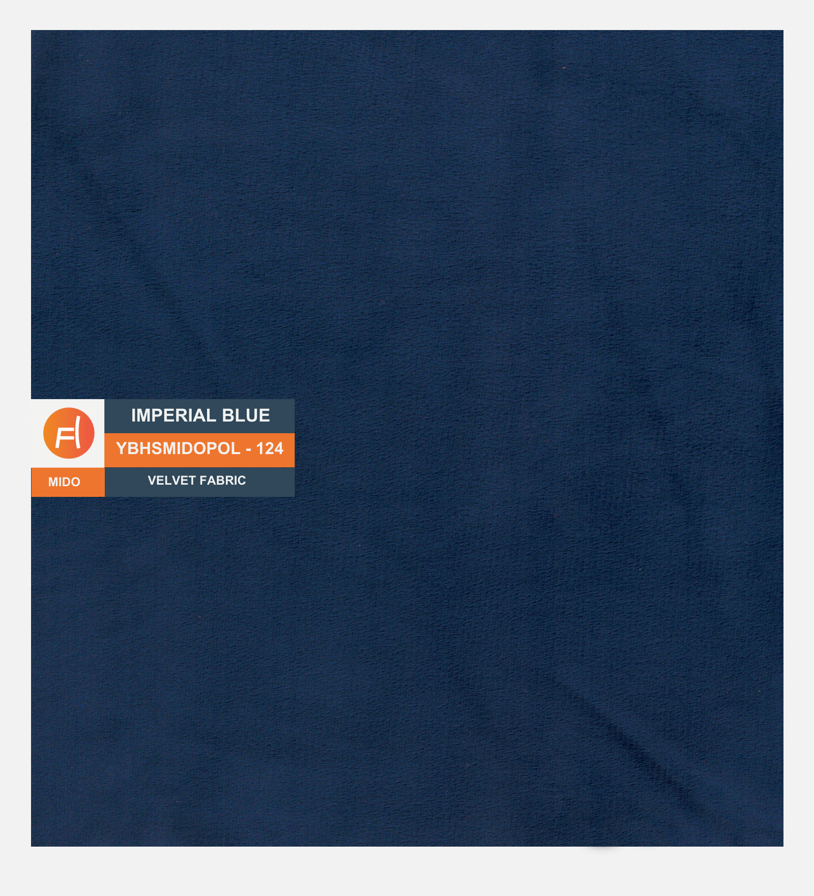 Daroo Velvet 1 Seater Sofa In Imperial Blue Colour - Febonic Living