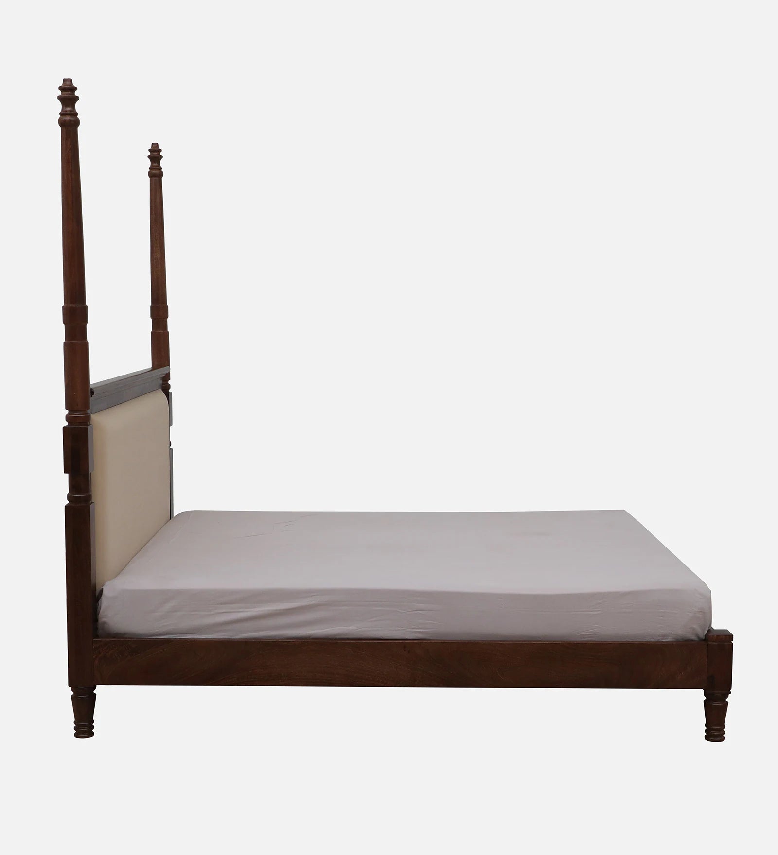 Trier Solid Wood King Size Bed in Tubbaq Finish - Febonic Living