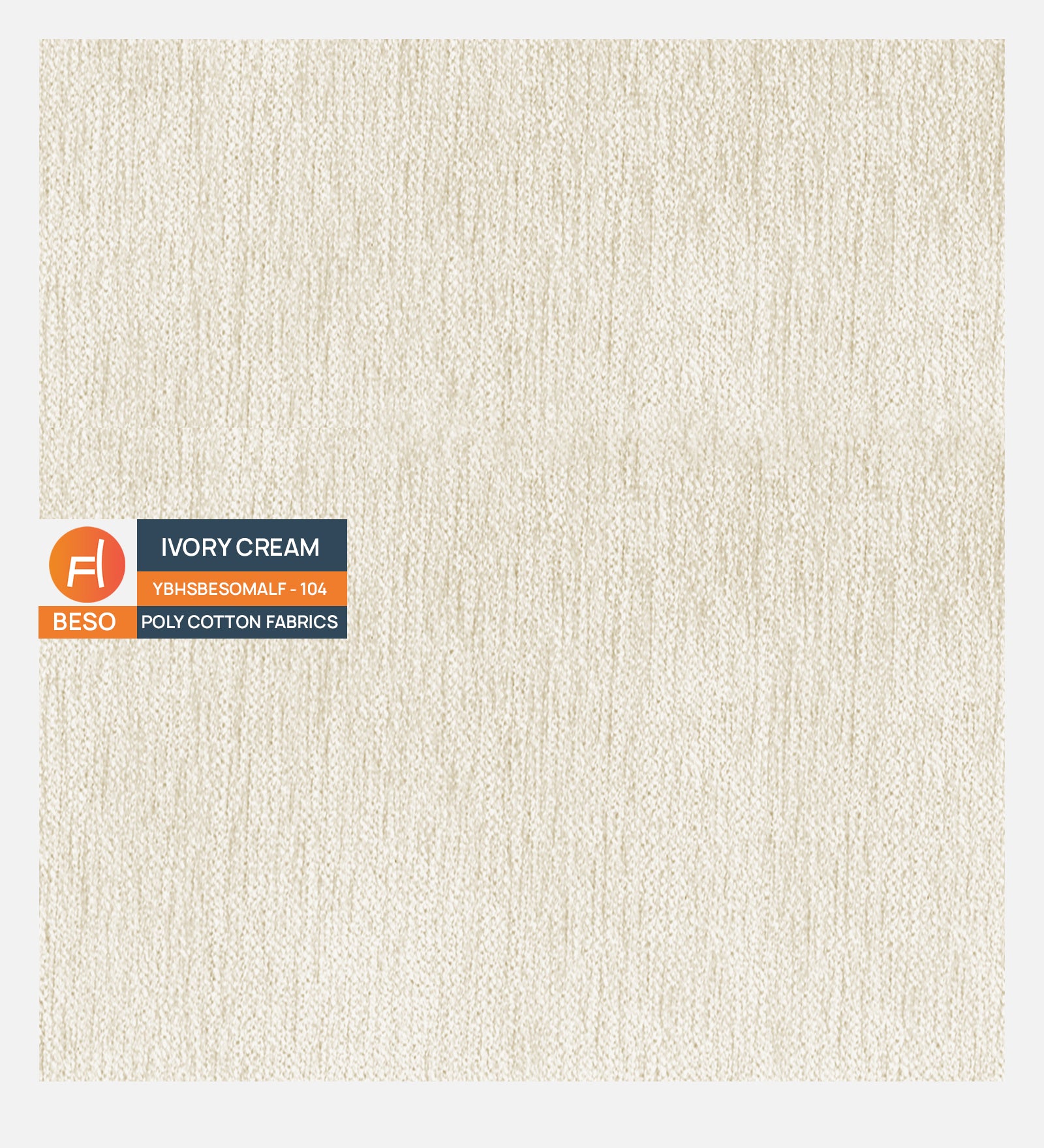 Kimber Fabric 1 Seater Sofa in Ivory Cream Colour