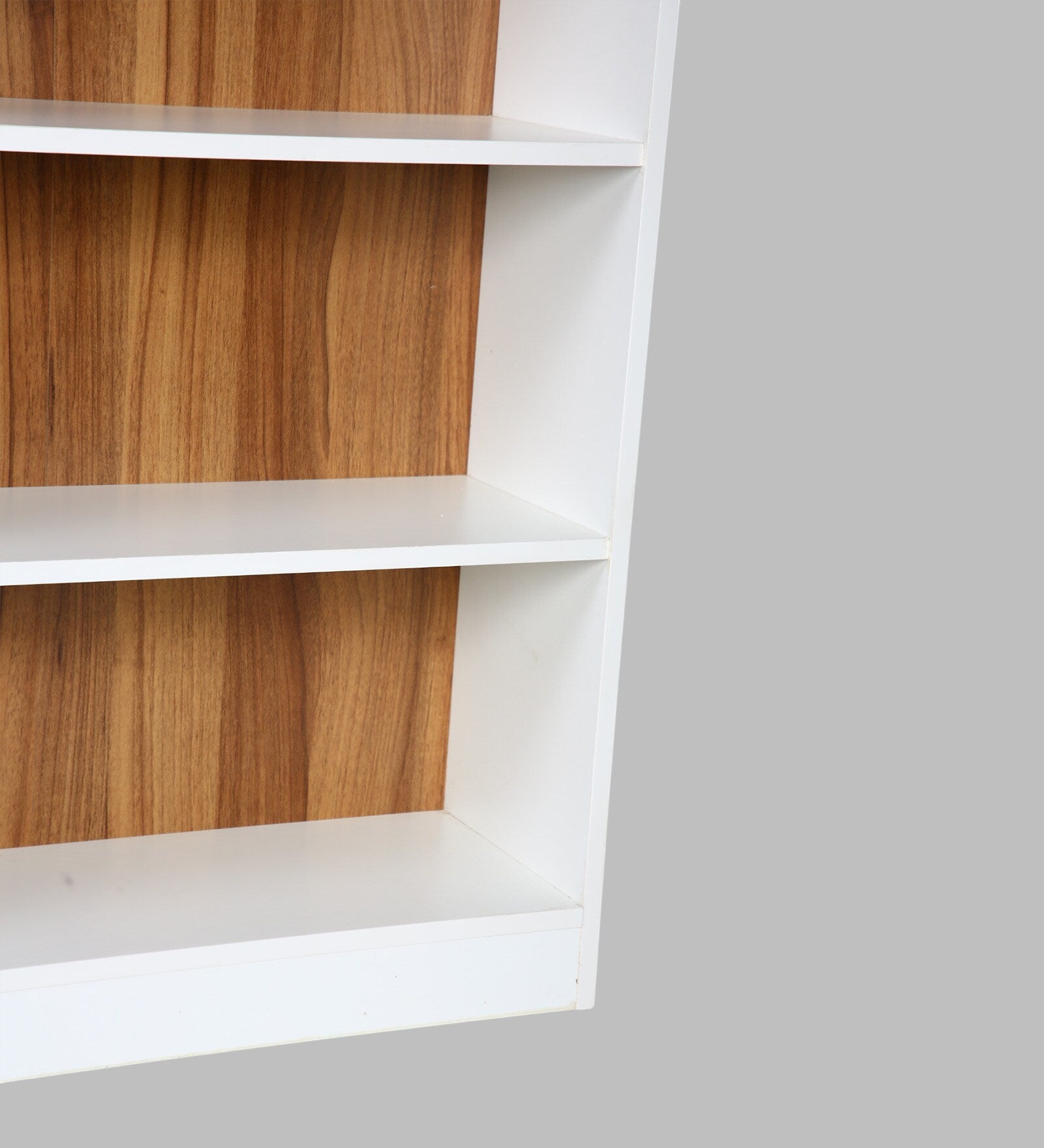Kibo Book Shelf in Frosty White Finish