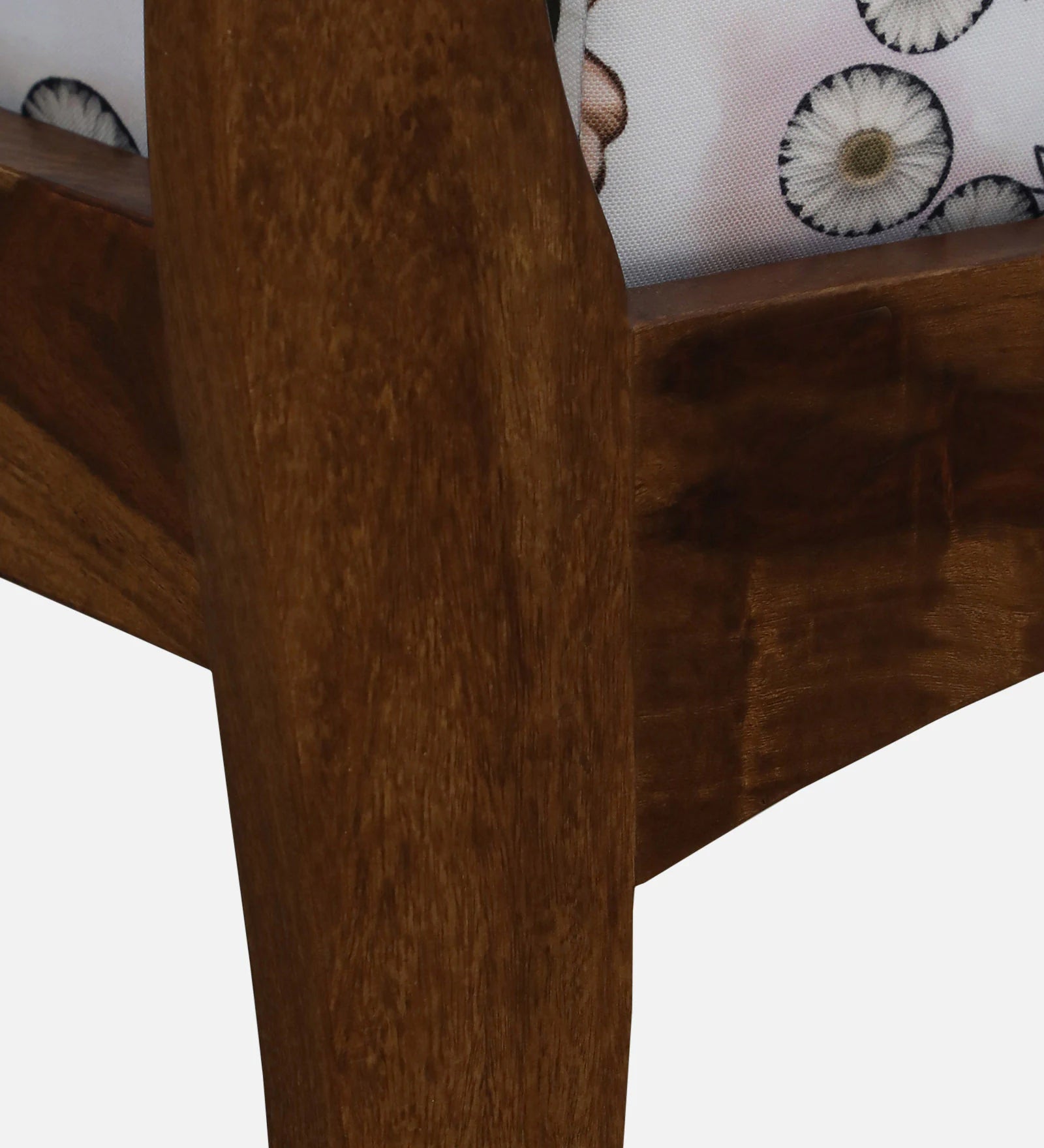 Zelda Sheesham Wood Recamier in Provincial Teak Finish - Febonic Living