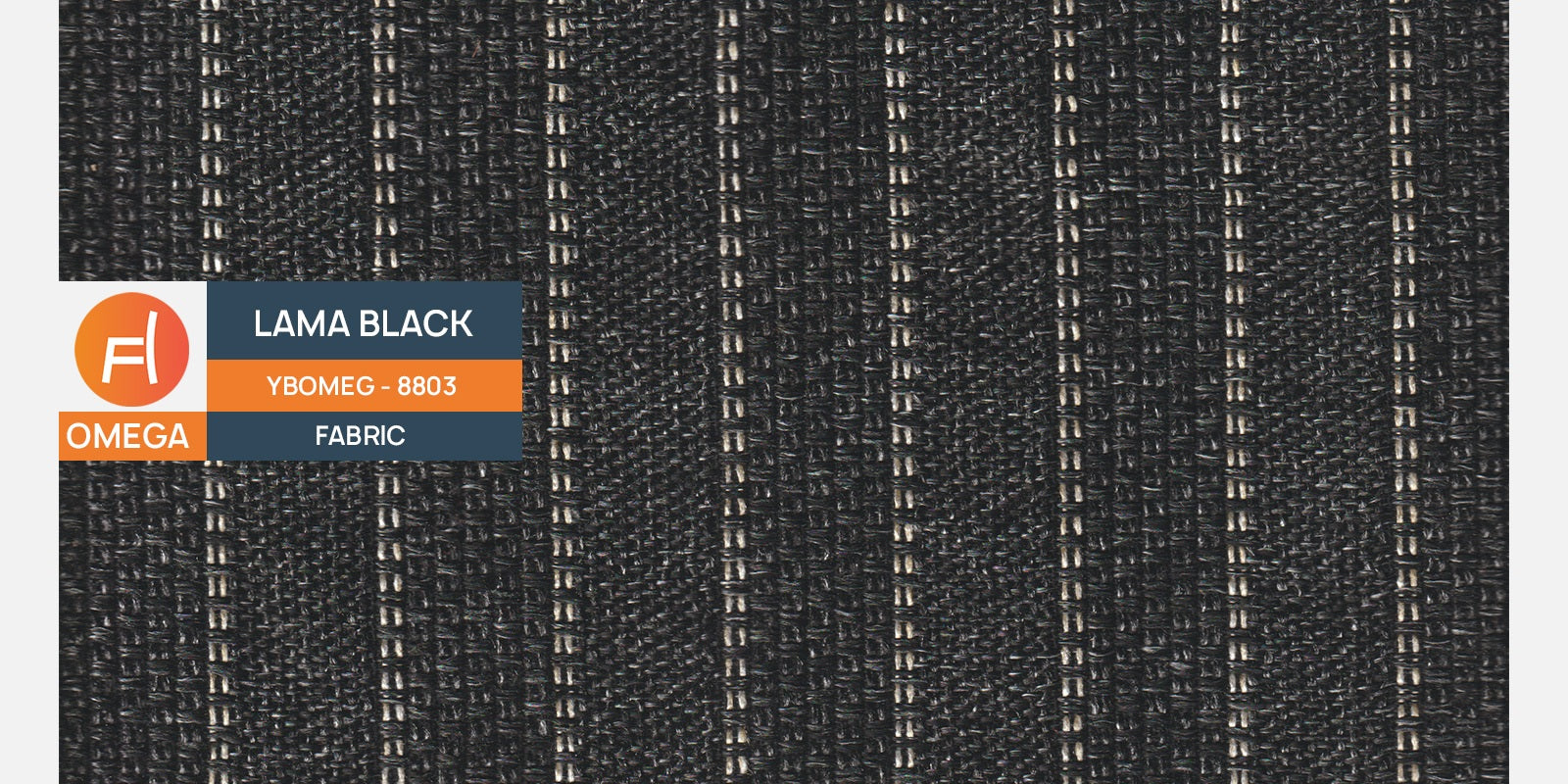 Baley Fabric 3 Seater Sofa In Lama Black Colour - Febonic Living