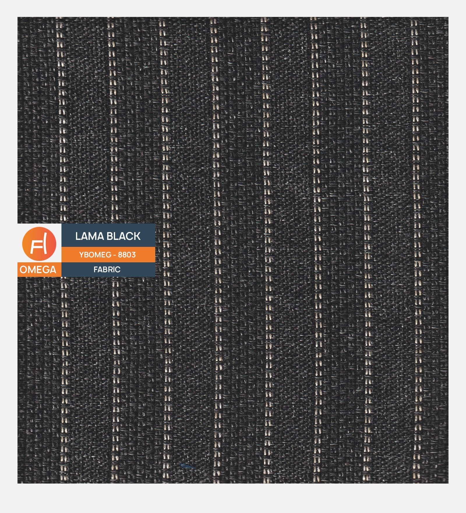 Polycotton Beso Leatherette Lama Black 8803 Code - Febonic Living
