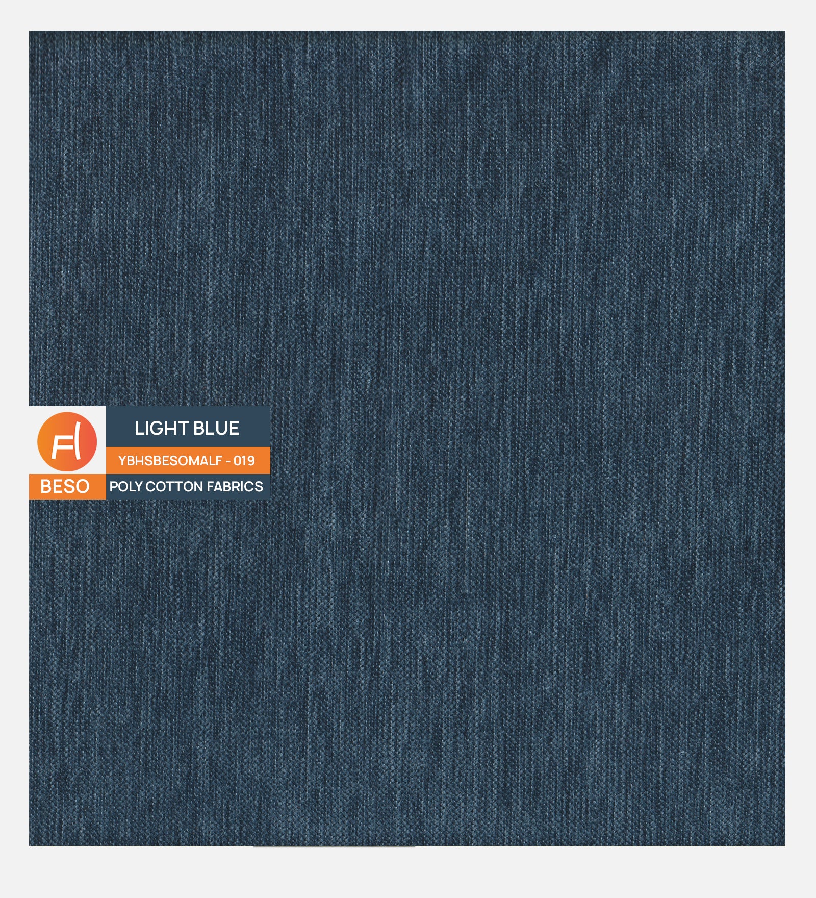 Wasta Fabric 3 Seater Sofa In Light Blue Colour - Febonic Living