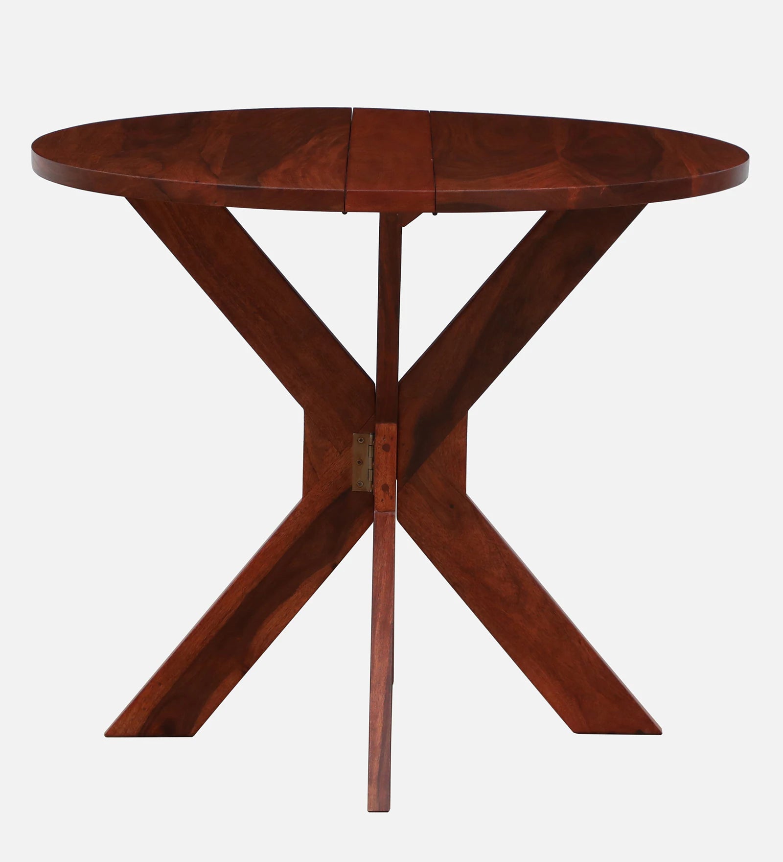 Foshan Sheesham Wood 4 Seater Folding Dining Set In Honey Oak Finish - Febonic Living