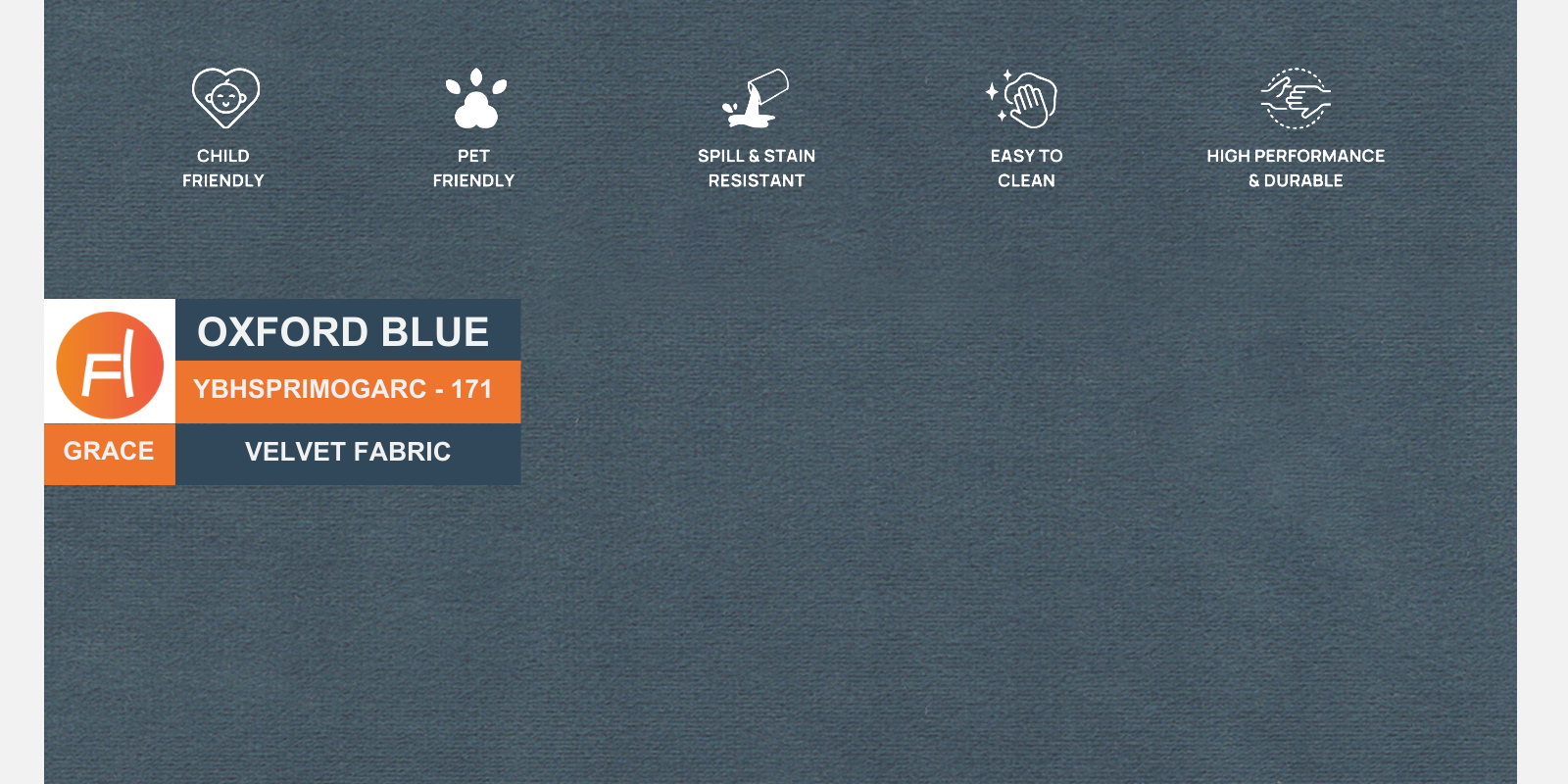 Yara Velvet Fabric 2 Seater Sofa In Oxford Blue Colour - Febonic Living