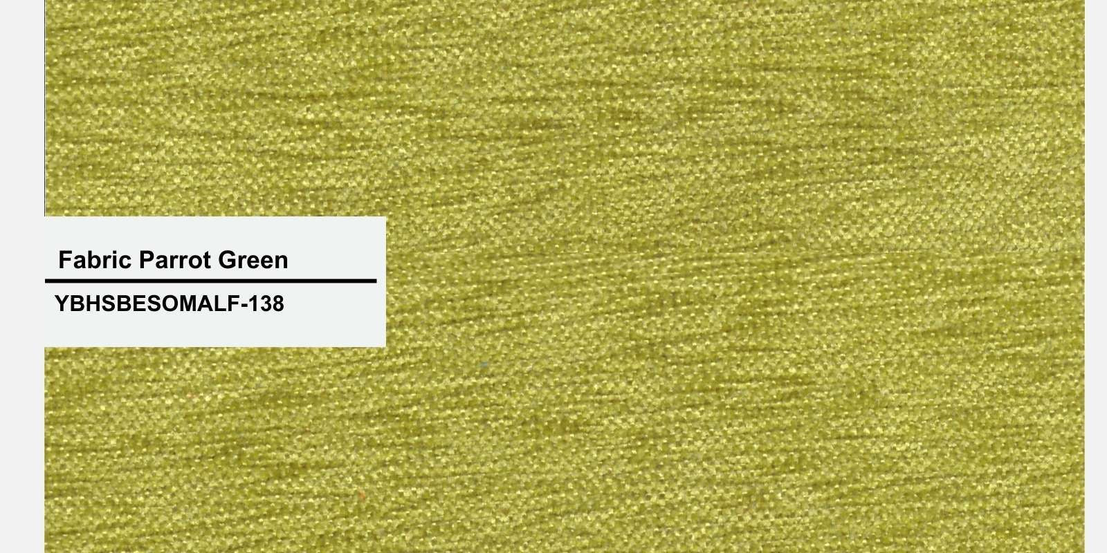 Como Fabric LHS Sectional Sofa (3+Lounger) In Parrot Green Colour - Febonic Living