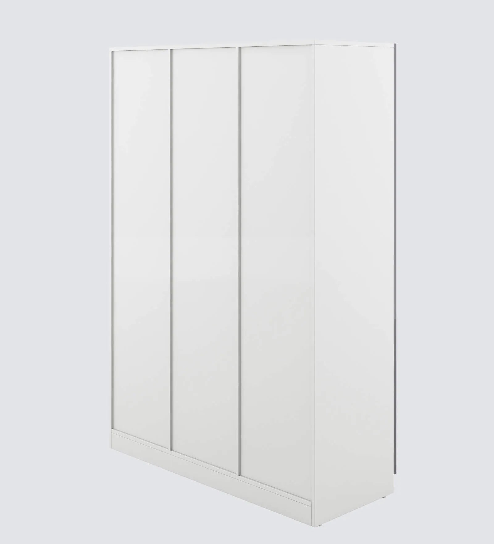 Pearl 3 Door Wardrobe in Wenge & Frosty White Finish