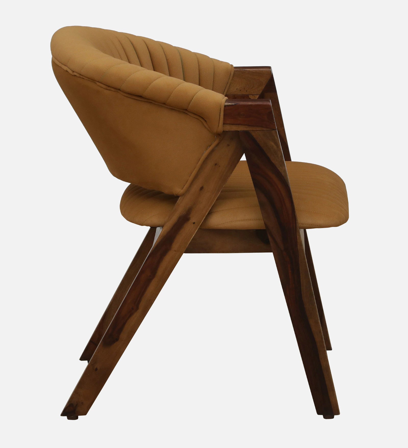 Masim Sheesham Wood Arm Chair In Provincial Teak Finish - Febonic Living