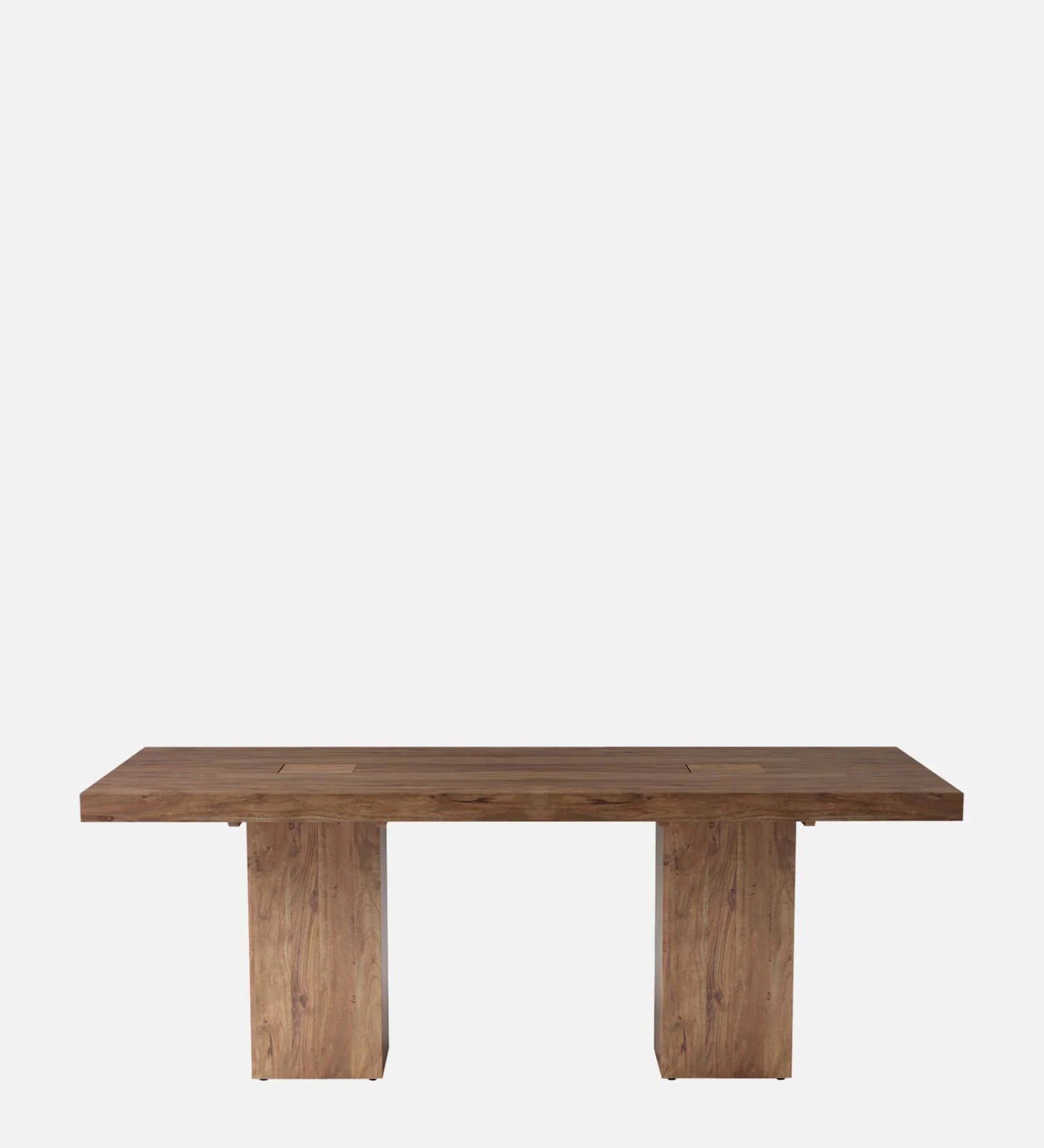 Tusco Solid Wood 6 Seater Dining Table In Premium Acacia Finish - Febonic Living