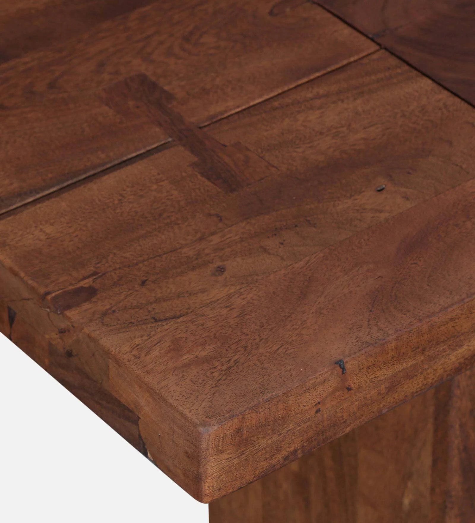 Tusco Solid Wood 6 Seater High Dining Table In Premium Acacia Finish - Febonic Living