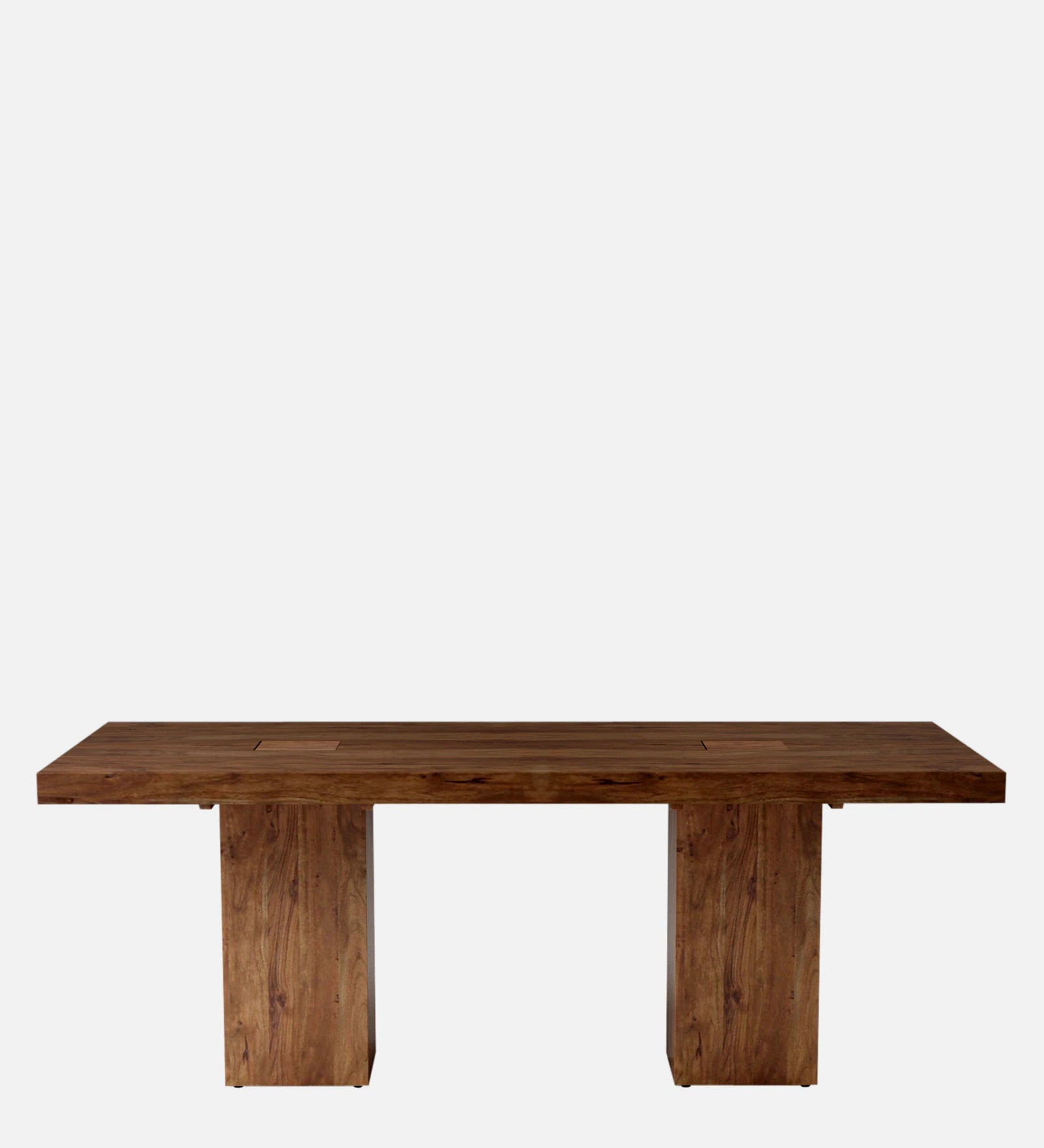 Tusco Solid Wood 6 Seater High Dining Table In Premium Acacia Finish - Febonic Living