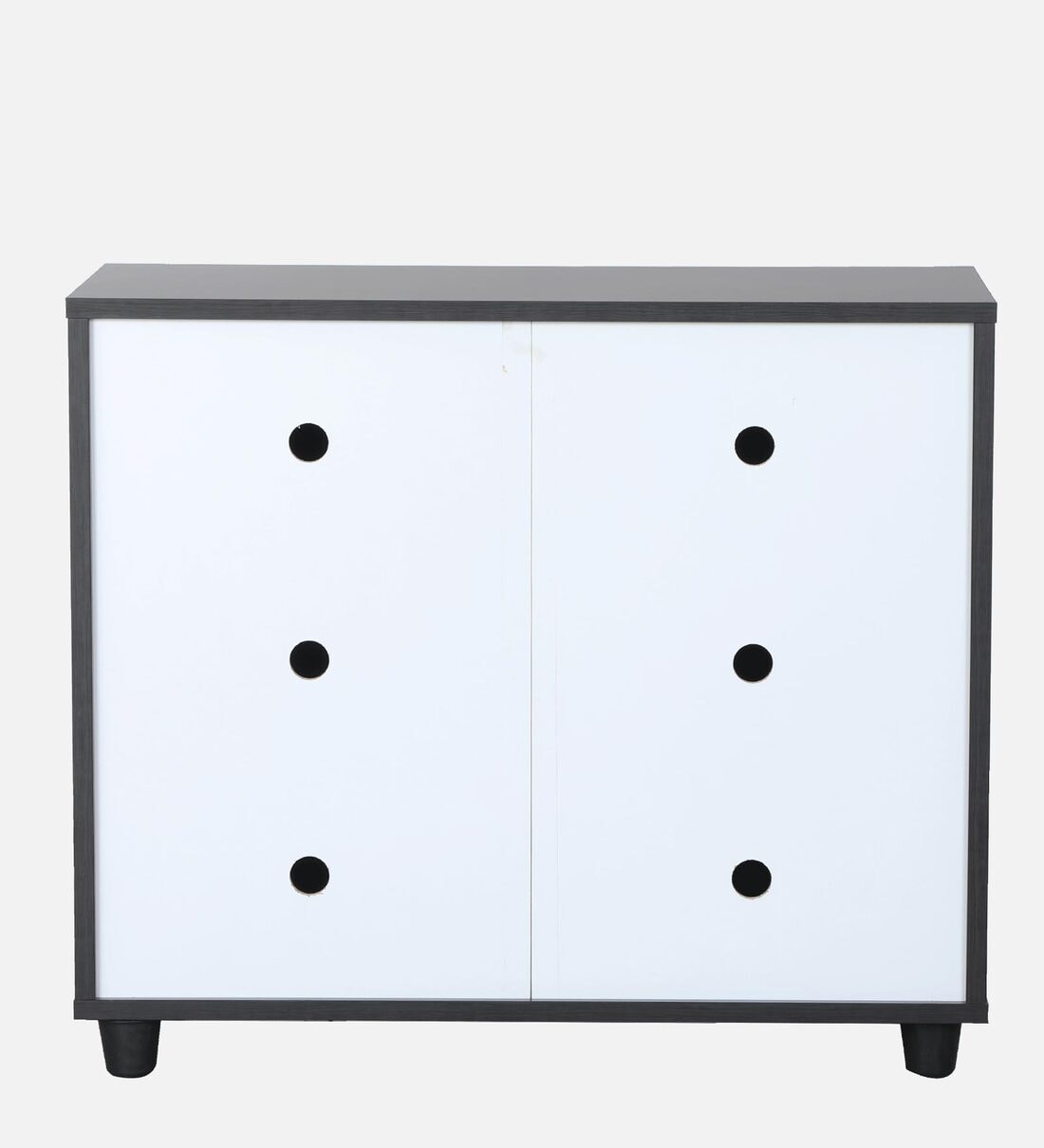 Yasha Shoe Rack In Wenge And Frosty White Finish - Febonic Living