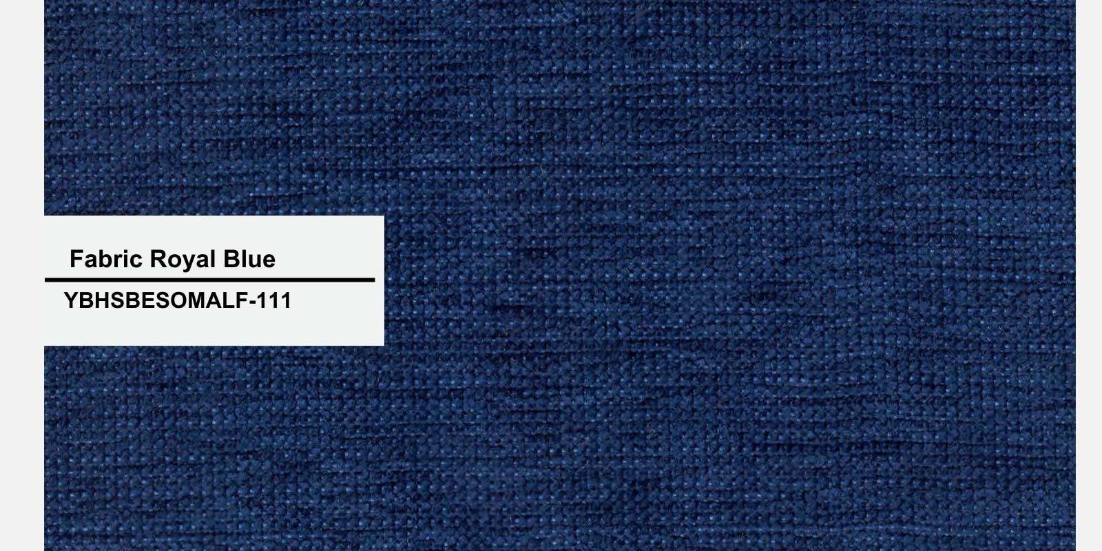 Rocky Fabric 2 Seater Pull Out Sofa Cum Bed In Royal Blue Colour With Storage - Febonic Living