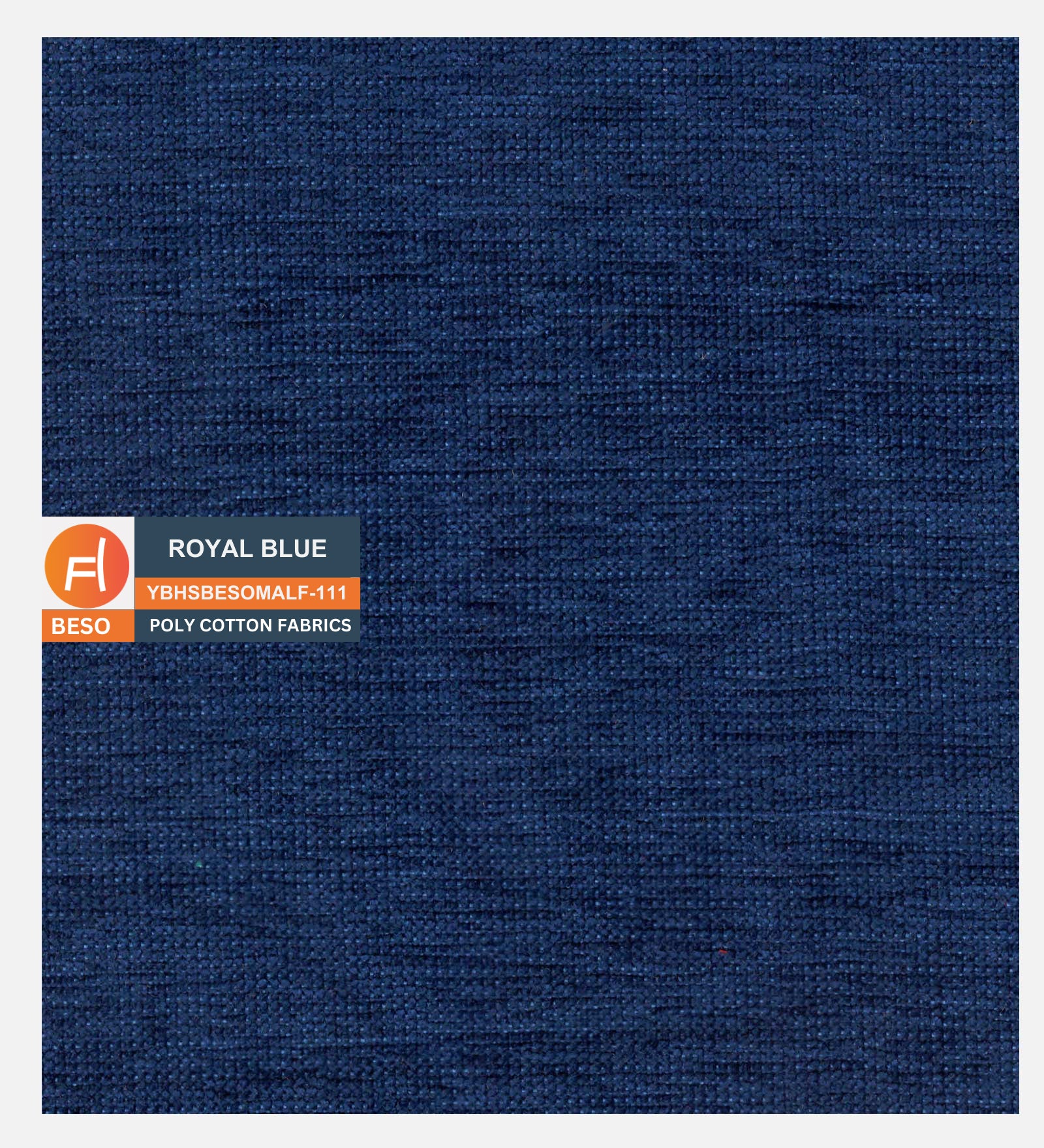 Castro Fabric 1 Seater Sofa In Royal Blue Colour - Febonic Living