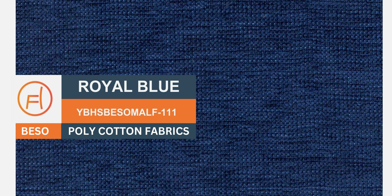 Nixon Fabric 6 Seater RHS Corner Sofa In Royal Blue Colour - Febonic Living