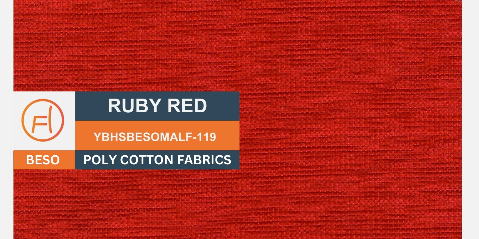 Malta Fabric 6 Seater LHS Corner Sofa In Ruby Red Colour