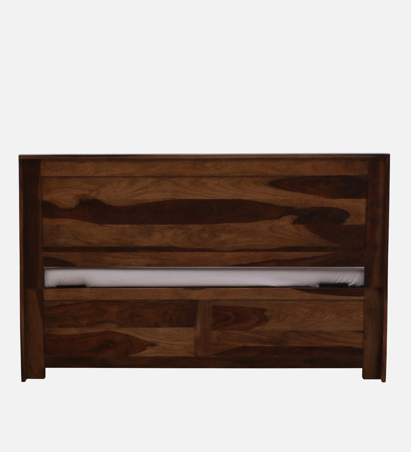 Mejun Sheesham Wood King Size Bed In Provincial Teak Finish With Hydraulic Storage - Febonic Living