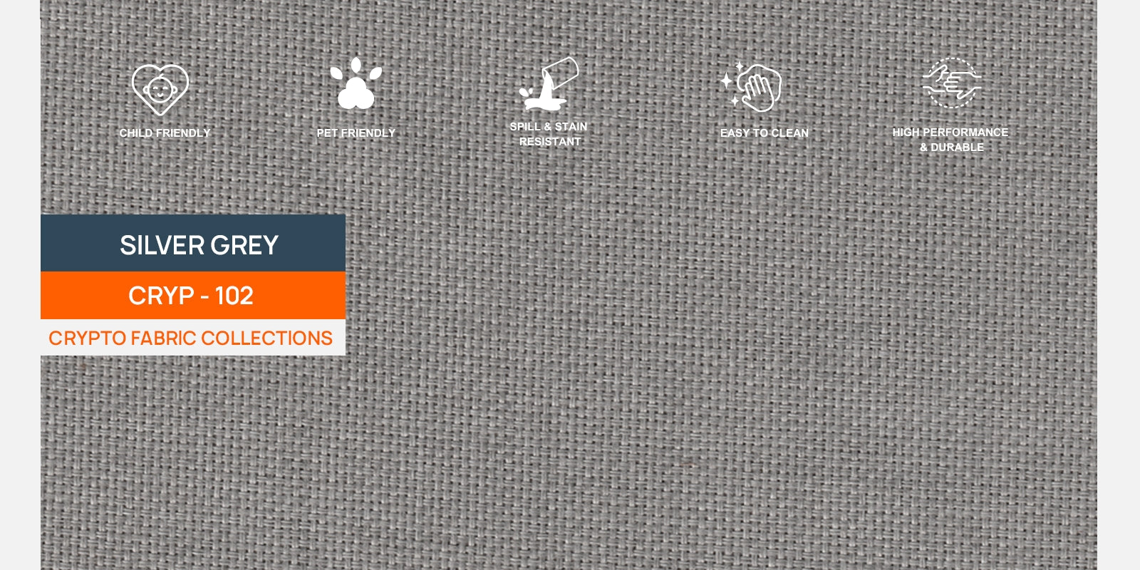 Marsela Fabric 3 Seater Sofa In Silver Grey Colour - Febonic Living