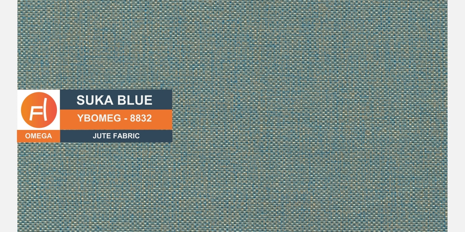 Welly Fabric LHS Sectional Sofa (2+Lounger) In Suka Blue Colour - Febonic Living