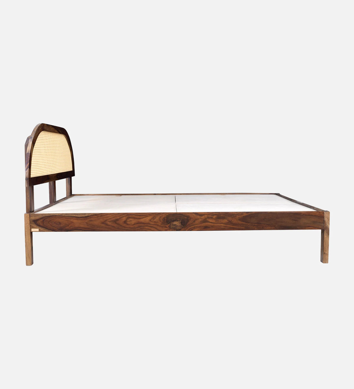 Taki Sheesham Wood King Size Bed In Provincial Teak Finish