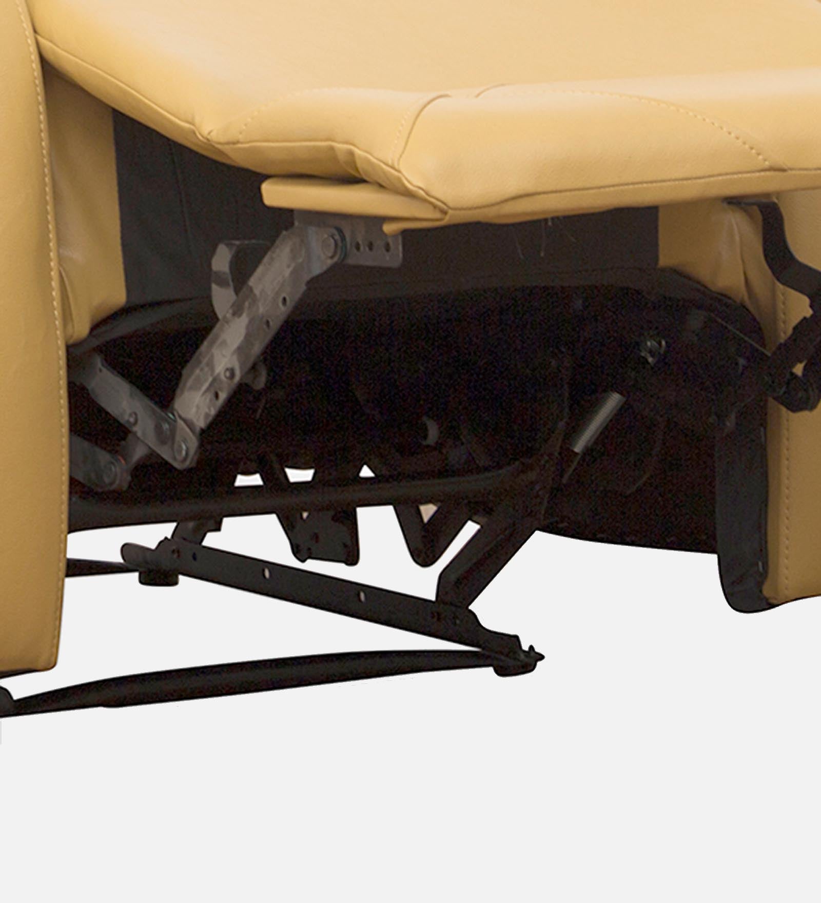 Bree Leatherette 1 Seater Motorized Recliner In Yellow Colour - Febonic Living