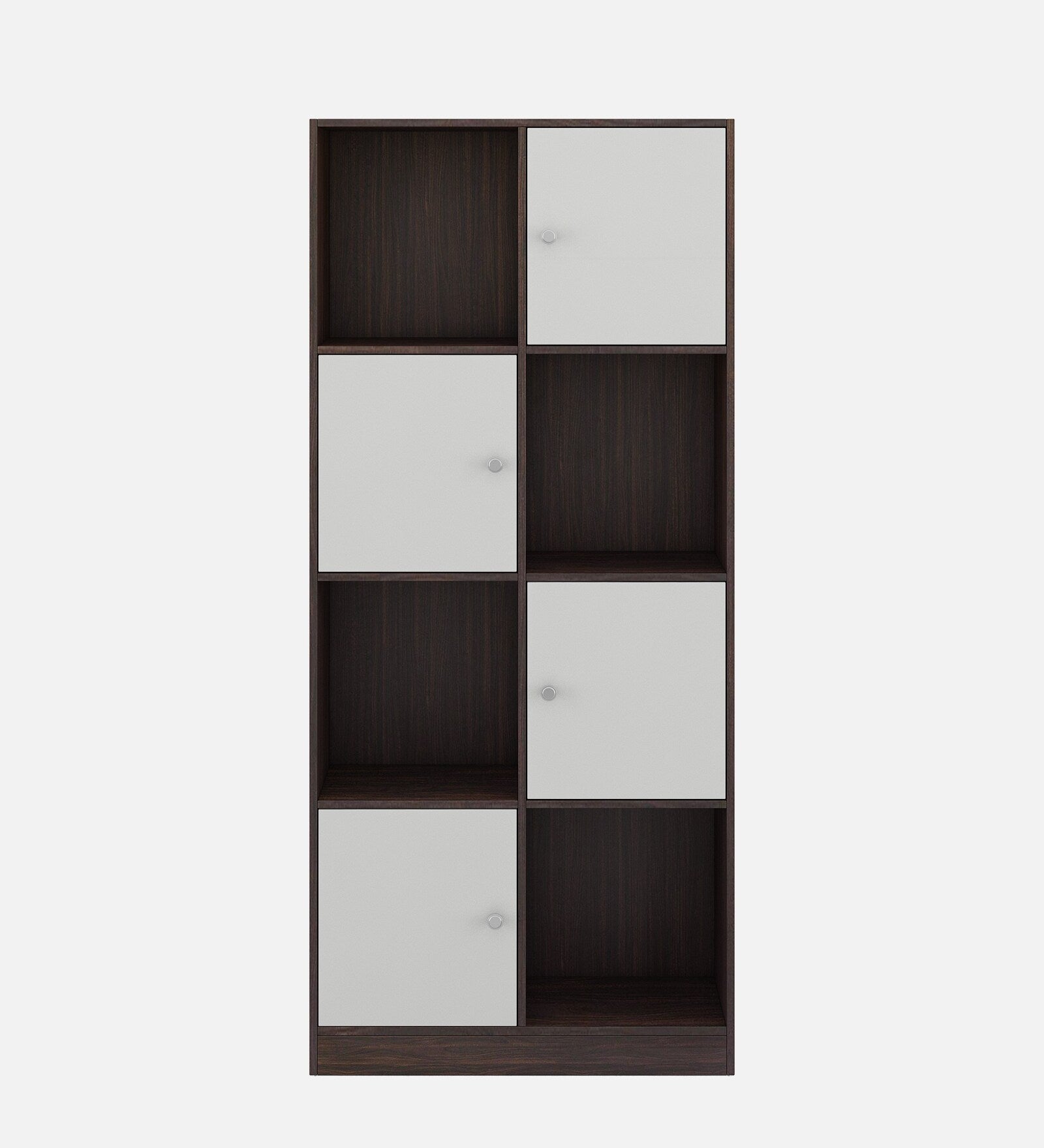 Trendy Book Shelf in Oral Wallnut Finish