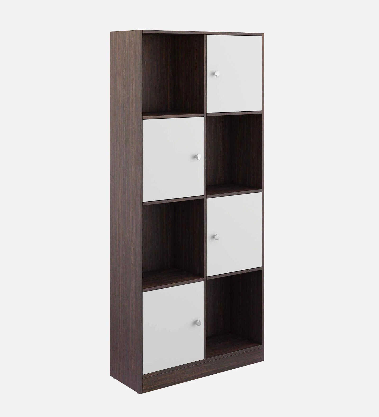 Trendy Book Shelf in Oral Wallnut Finish