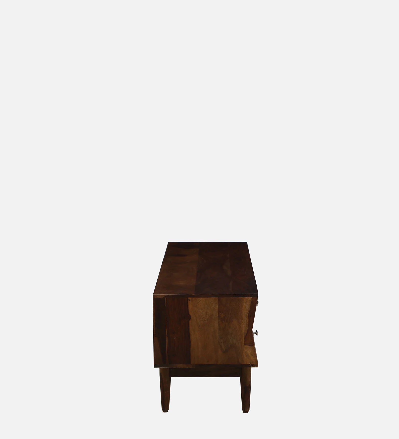 Luoyn Sheesham Wood TV Unit In Provincial Teak Finish - Febonic Living