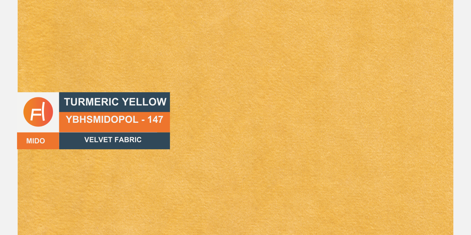 Numonk Velvet 3 Seater Sofa In Turmeric yellow Colour