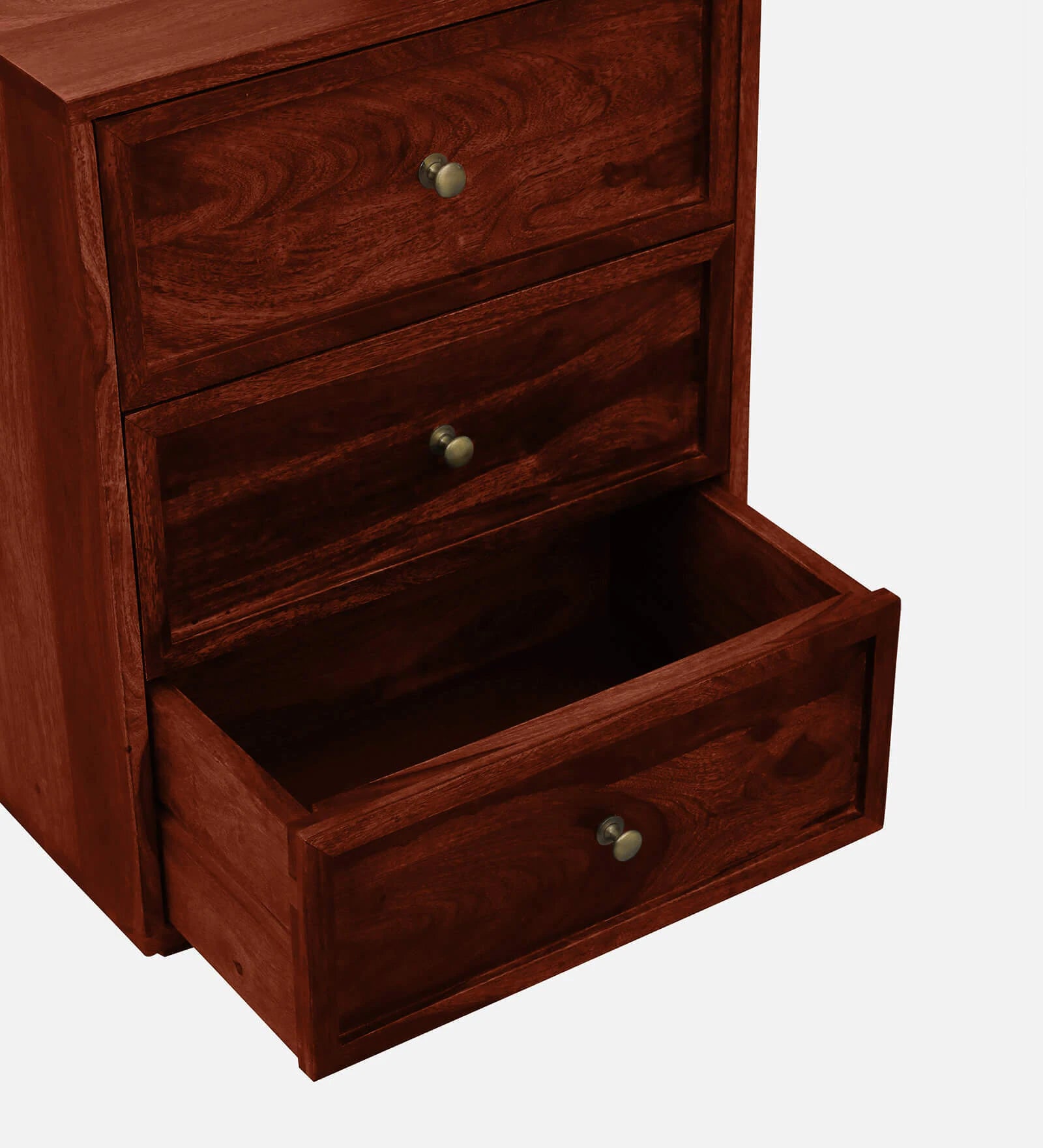 Malmo Sheesham Wood Dresser In Honey Oak Finish - Febonic Living