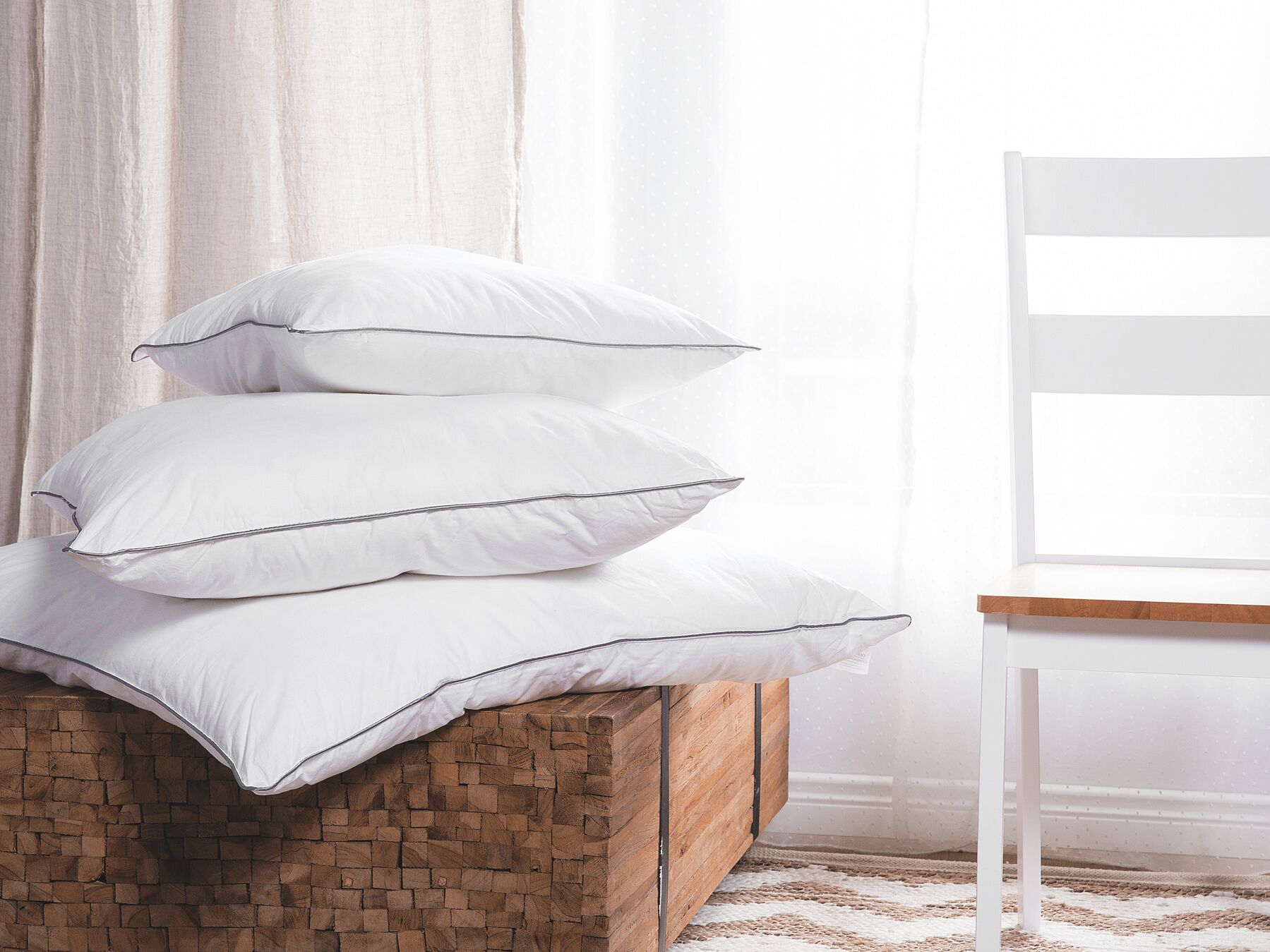 YuYu (50x60cm) Fiber Pillows (Pack of 2) - Febonic Living