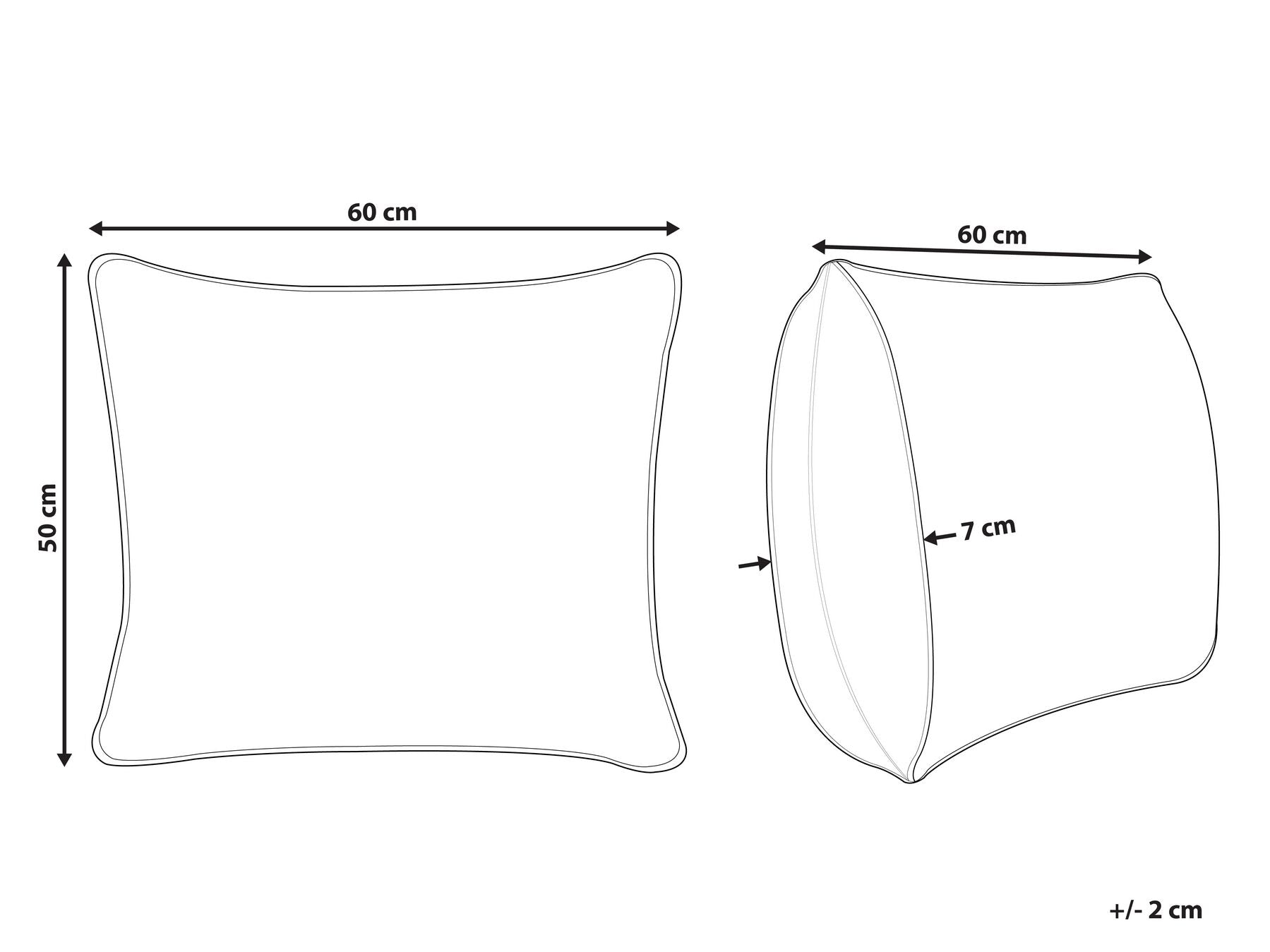 YuYu (50x60cm) Fiber Pillows (Pack of 2) - Febonic Living