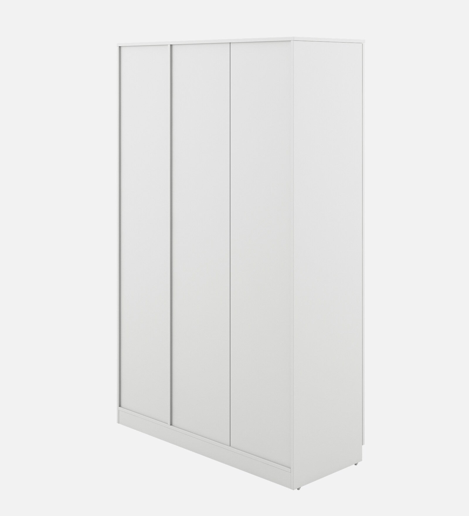 Adana 3 Door Wardrobe in Frosty White Finish With Mirror - Febonic Living