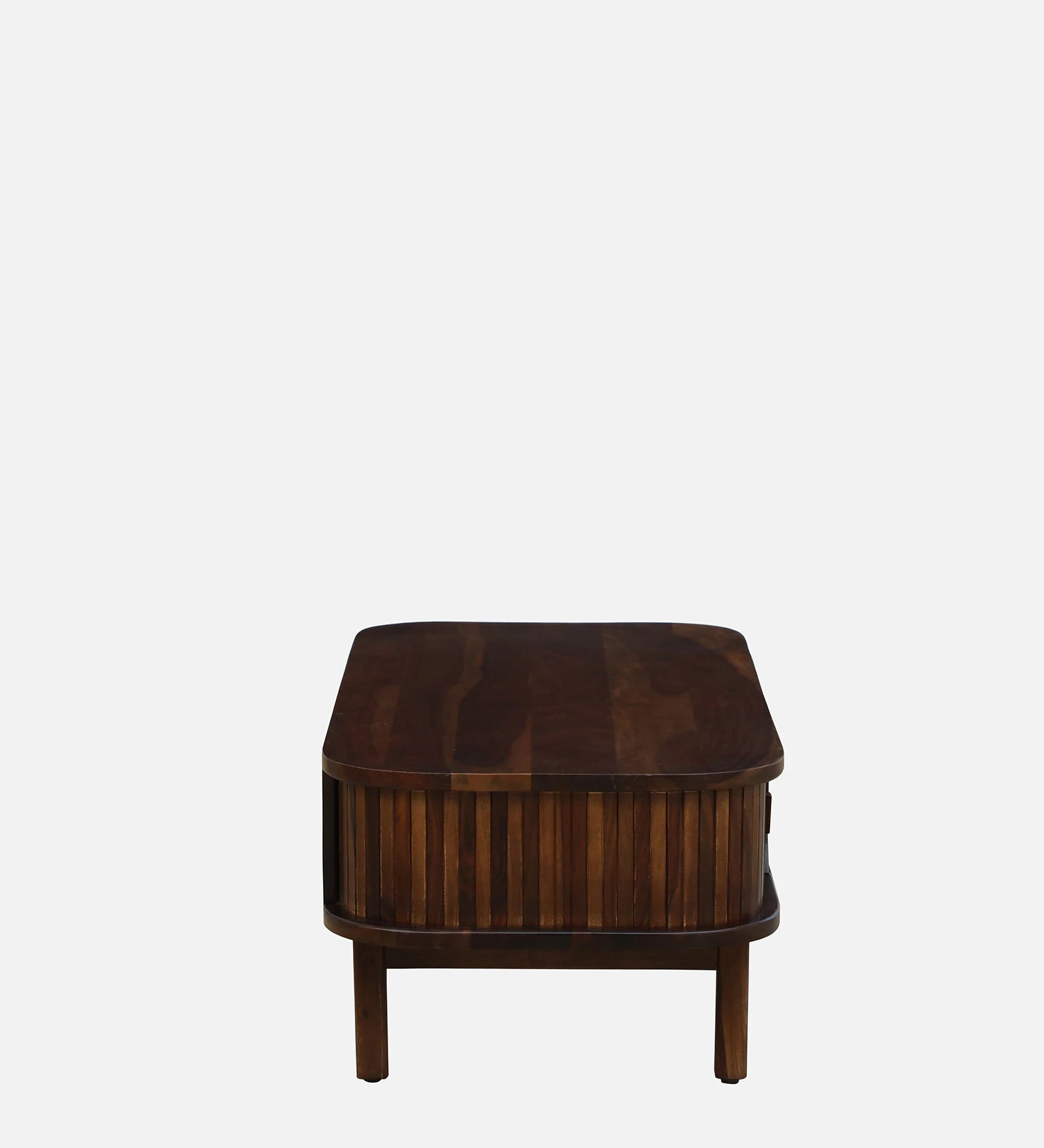 Hania Sheesham Wood Shutter Coffee Table In Provincial Teak Finish - Febonic Living