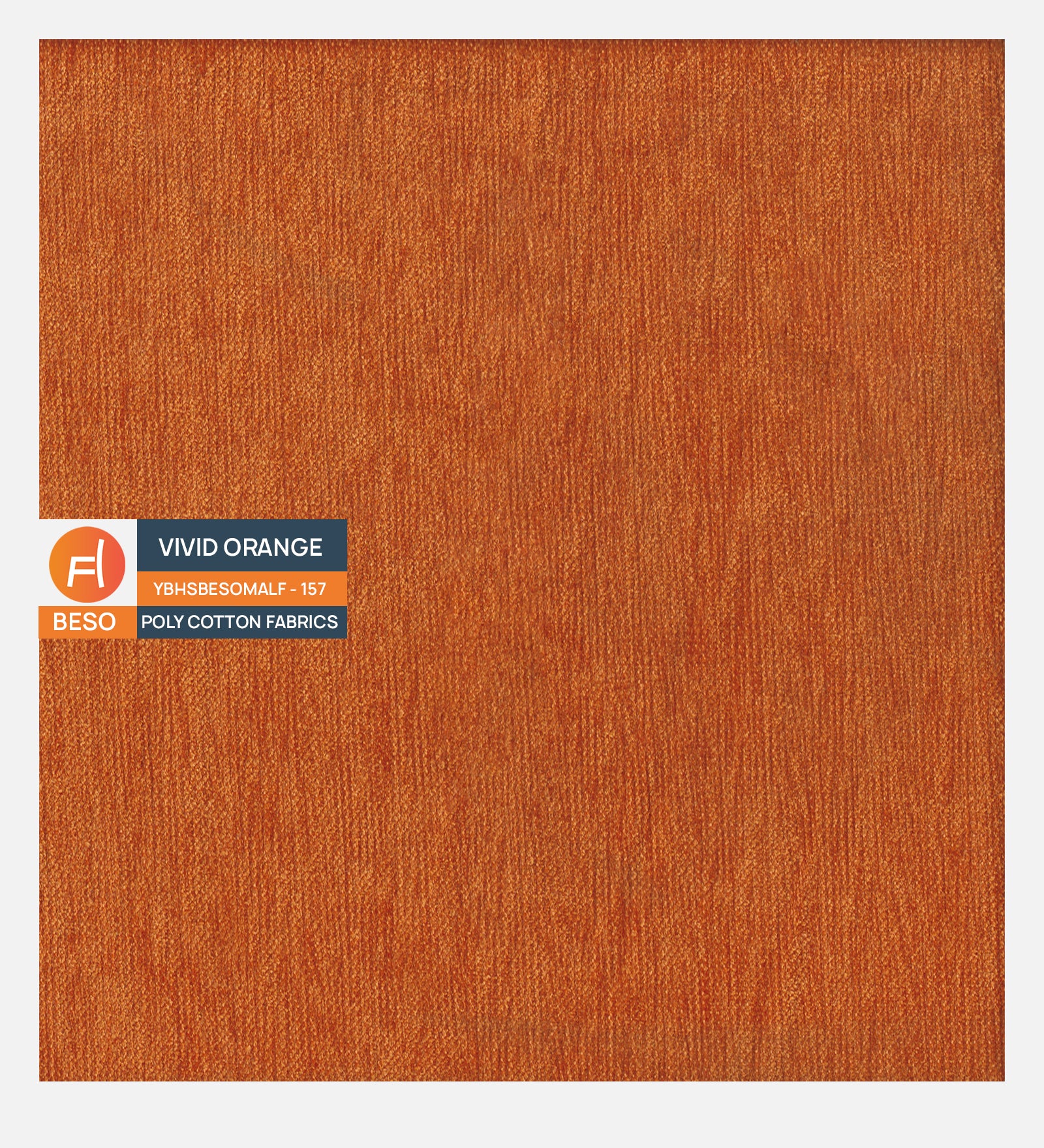 Kera Fabric 1 Seater Sofa in Vivid Orange Colour