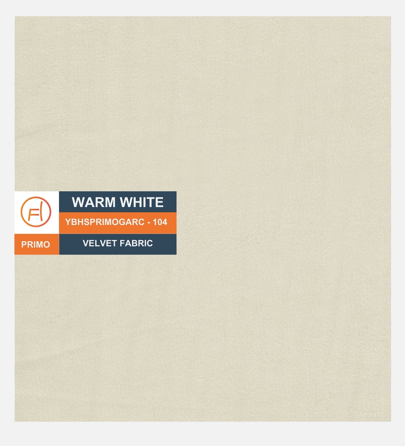 Cartes Velvet Bench In Warm White Colour - Febonic Living