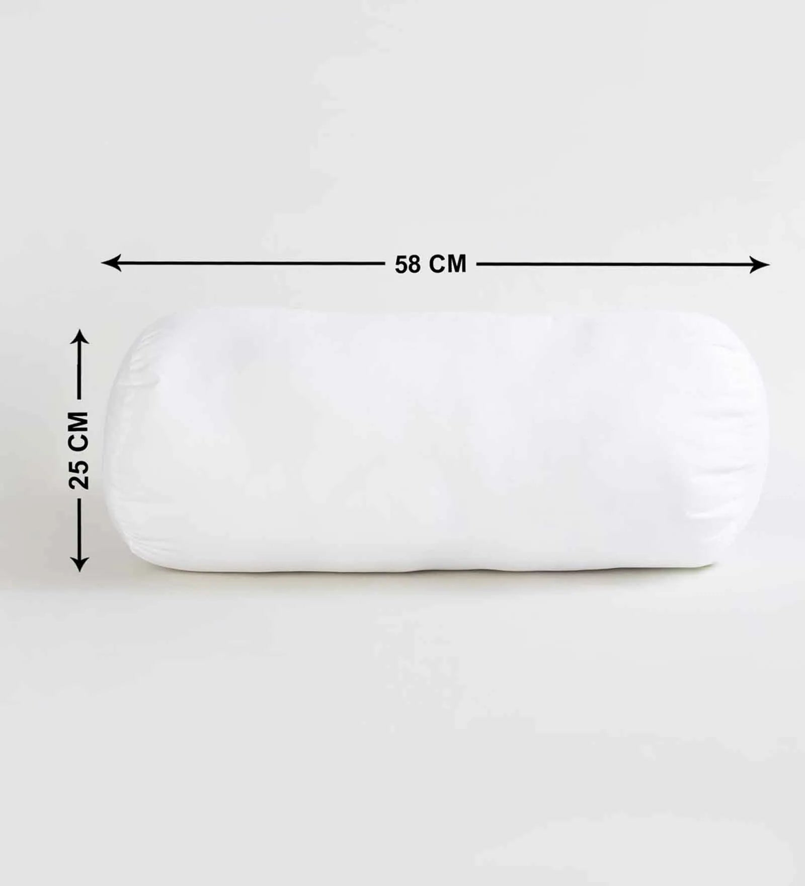 Suki Boucle( 25x58cm) Bolster Pillow In Woom Beige Colour(Set of 2) - Febonic Living