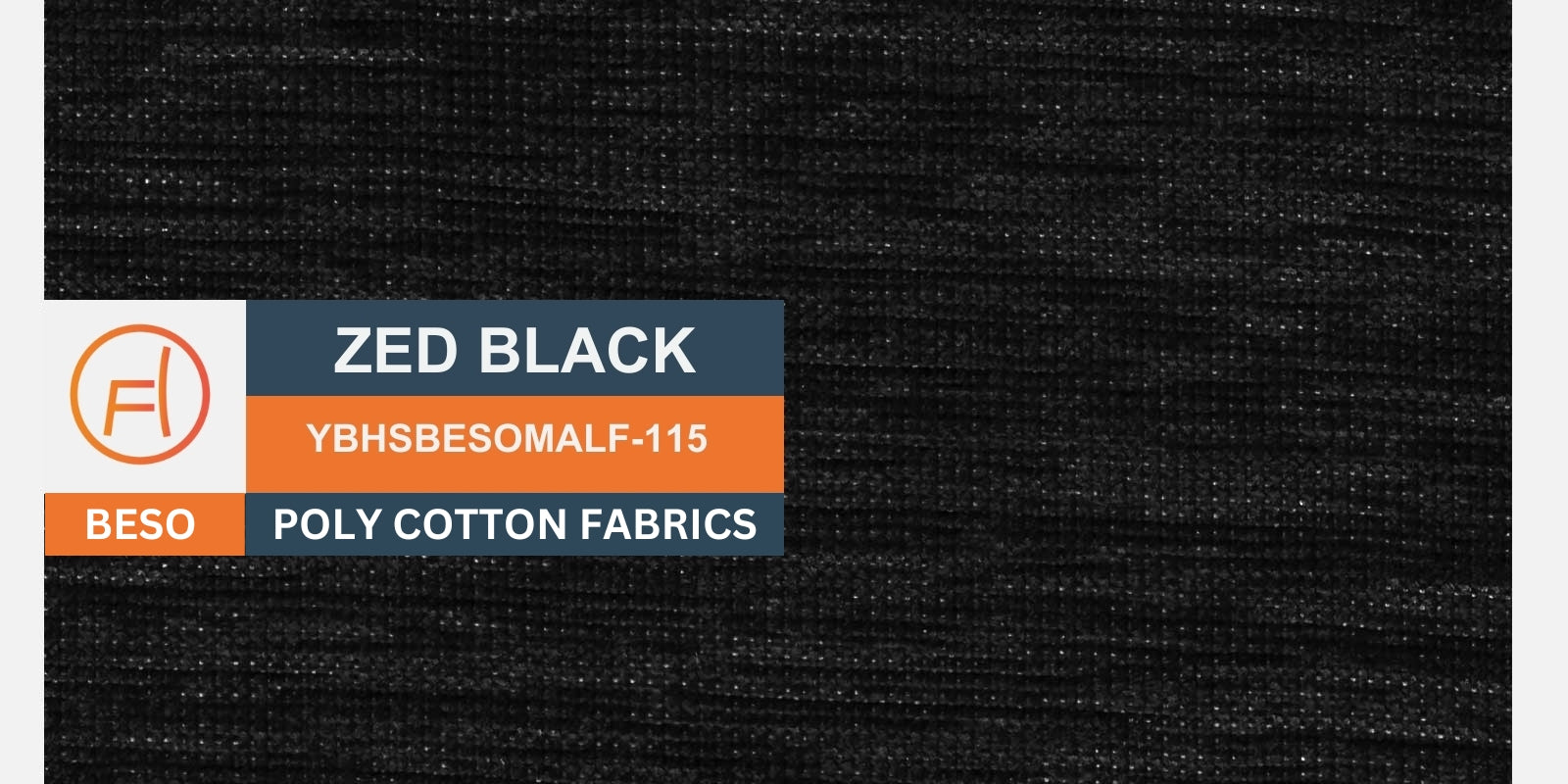 Nixon Fabric 6 Seater LHS Corner Sofa In Zed Black Colour - Febonic Living