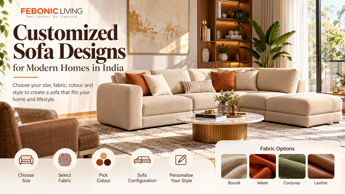 Customized Sofa Designs for Modern Homes in India