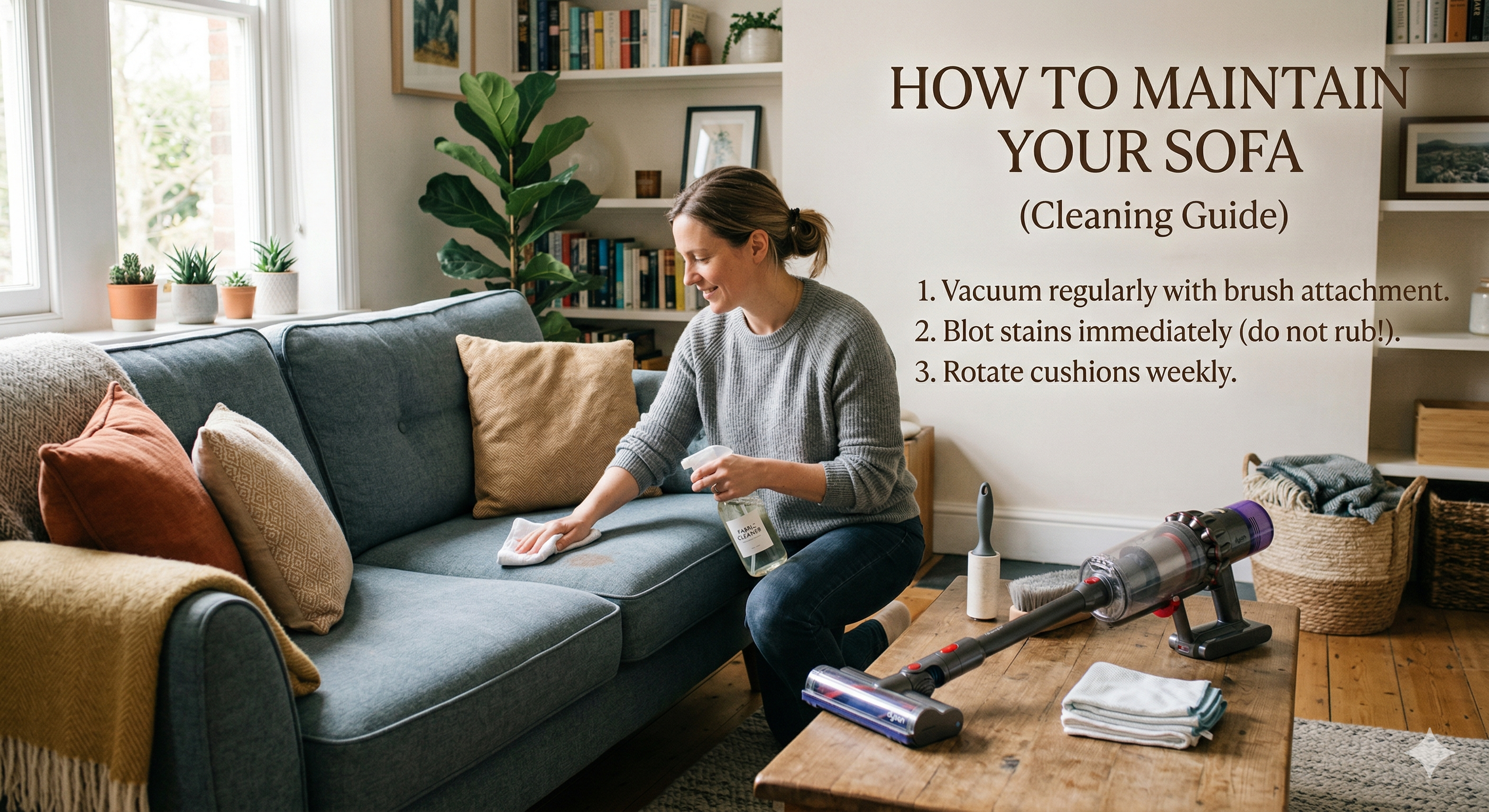 How to Maintain Your Sofa (Cleaning Guide)