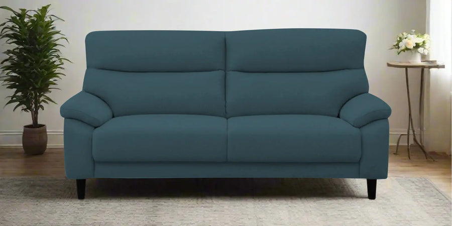 Zibby Fabric 2 Seater Sofa In Sea Blue Colour - Febonic Living