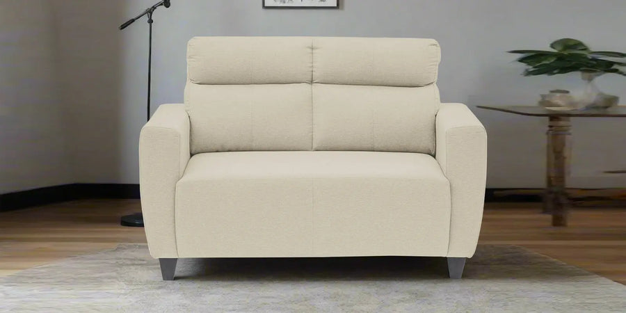 Burban Fabric 2 Seater Sofa In Maple Cream Colour - Febonic Living